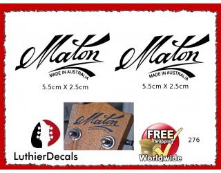 Maton Made in Australia Guitar Decal 276